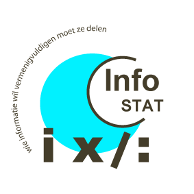 Origineel historisch logo van InfoSTAT