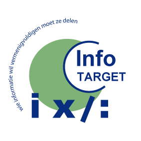 Origineel historisch logo van InfoTARGET